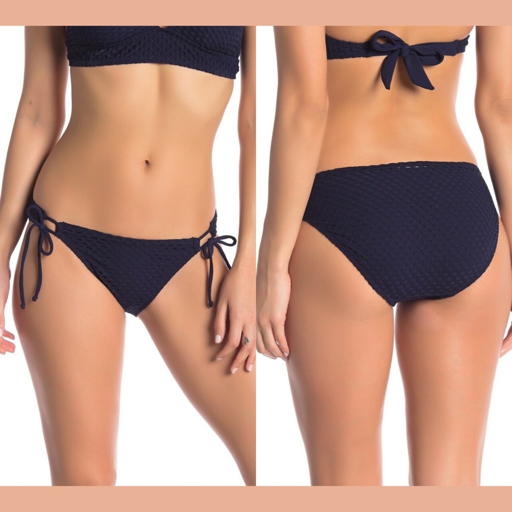 New Robin Piccone Mesh String Bikini Bottoms - image 1